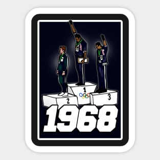 1968 olympics Sticker